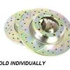 Brake Disc - Cross Drilled And Grooved [TF ALLMAKES LR189509CDG]