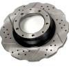 Brake Disc - Wavy Cross Drilled And Grooved [TERRAFIRMA LR189509WCDG]