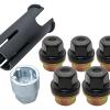 Locking Wheel Nut Set Black [BRITPART RRB500090B]