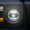 LED Halo & Bar Smoked Headlamp - Left Hand Drive [TERRAFIRMA TF7111] Primary Image
