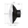 Bangin' Headlights LED 7" Headlight Traditional [BANGING ZBS8008] Primary Image
